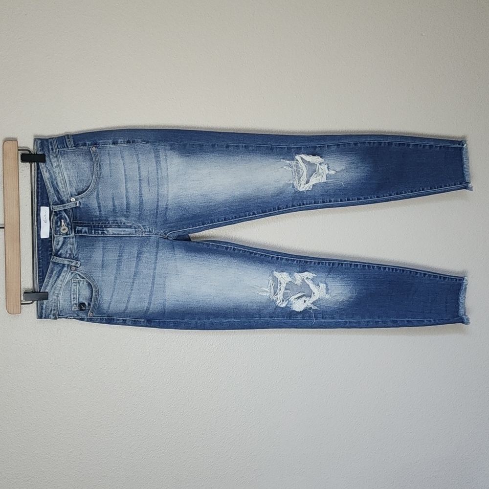 KanCan Cassandra Mid Rise Skinny Distressed Jeans